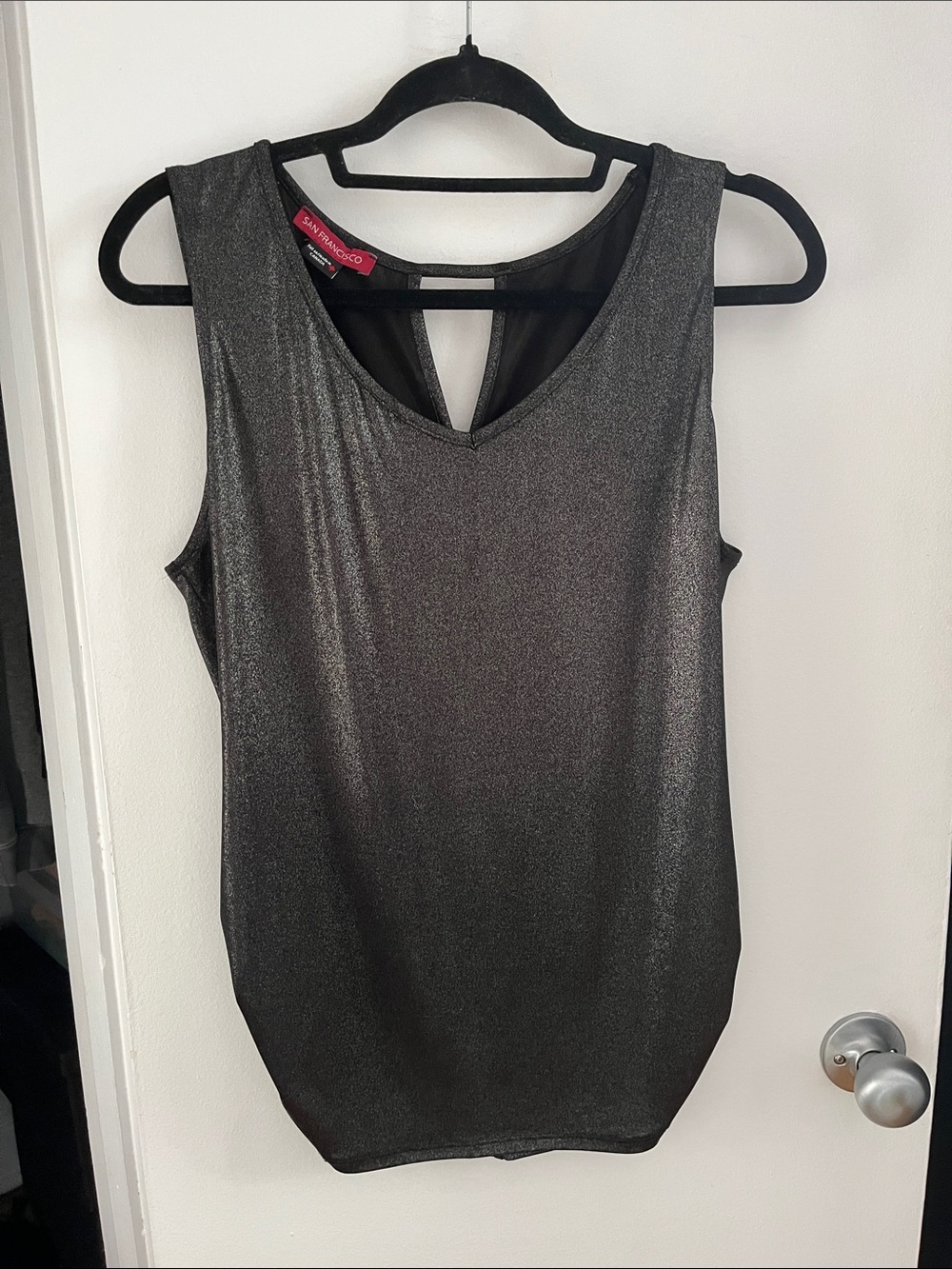 Metallic bronze top